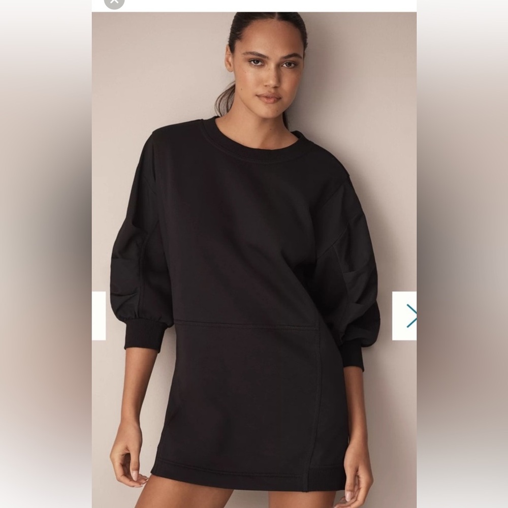 Daily Practice by Anthropologie Long-Sleeve Relaxed Mini Dress